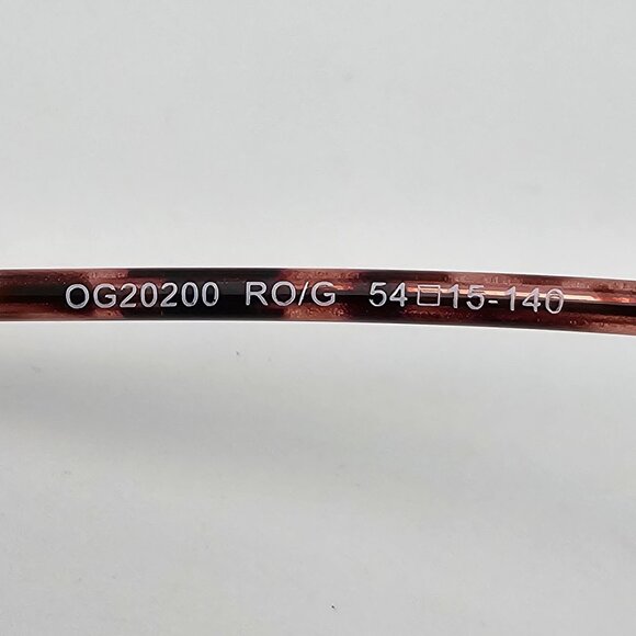 Otis + Grey OG20200 RO/G Rose Gold Aviator Eyeglasses Frame 54-15-140 - Picture 9 of 9